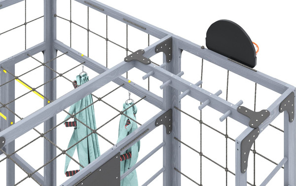 Игровой комплекс Савушка Куб–2 с гамаком для йоги / С-КУБ-02-С-ГМК- фото9