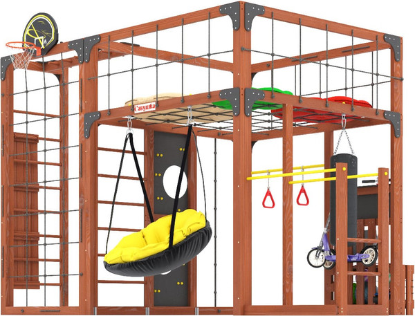Игровой комплекс Савушка Куб–2 с подушками / С-КУБ-02-МХГ-ПДШ- фото4