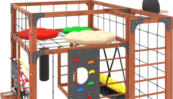 Игровой комплекс Савушка Куб–2 с подушками / С-КУБ-02-МХГ-ПДШ- фото5