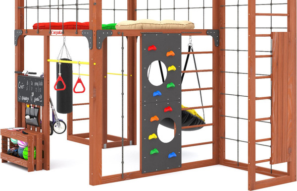 Игровой комплекс Савушка Куб–2 с подушками / С-КУБ-02-МХГ-ПДШ- фото8