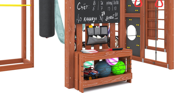 Игровой комплекс Савушка Куб–2 с гамаком для йоги / С-КУБ-02-МХГ-ГМК- фото9