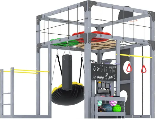 Игровой комплекс Савушка Куб–1 с подушками / С-КУБ-01-С-ПДШ- фото5