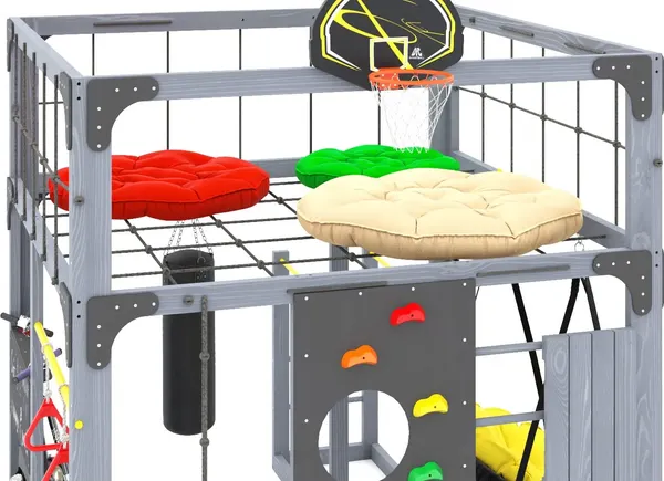 Игровой комплекс Савушка Куб–1 с подушками / С-КУБ-01-С-ПДШ- фото6