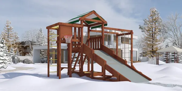 Игровой комплекс Савушка Мастер-4 4 сезона / СМ-04М(4С)- фото2