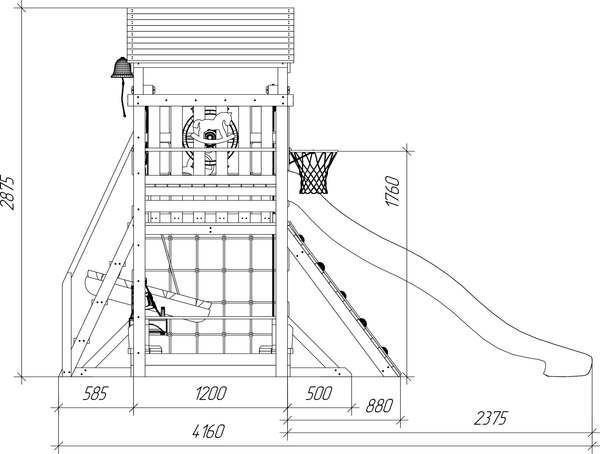 Игровой комплекс Савушка Мастер-4 Comfort Plus / СМ-04М-cmf-pl- фото10