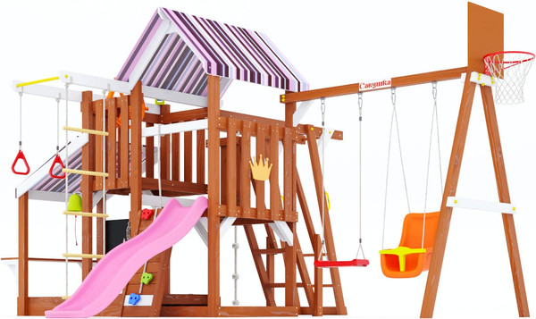 Игровой комплекс Савушка TooSun-9 / CTS-09-РОЗ- фото