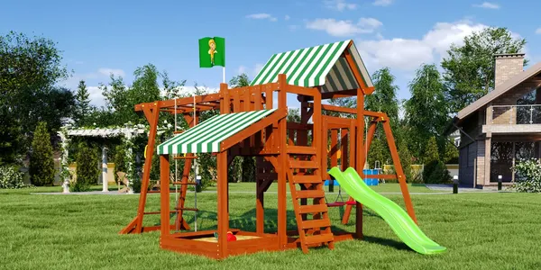 Игровой комплекс Савушка TooSun-4 с песочницей / СTS-04(П)- фото2