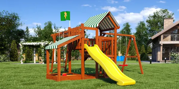 Игровой комплекс Савушка TooSun-4 Plus с песочницей / СTS-04p(П)- фото2