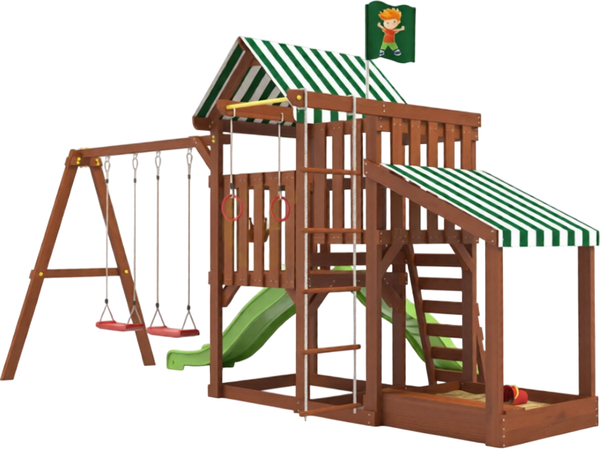 Игровой комплекс Савушка TooSun-3 с песочницей / СTS-03(П)- фото