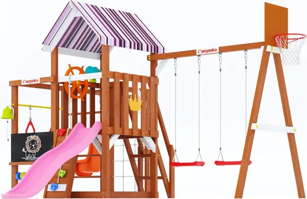 Игровой комплекс Савушка TooSun-12 / CTS-12-РОЗ- фото5