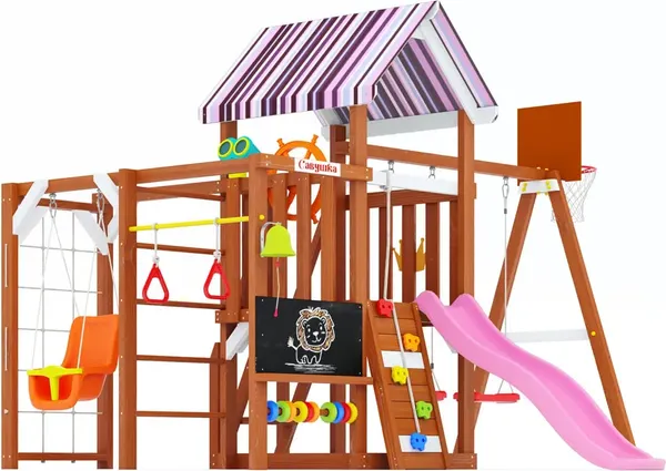 Игровой комплекс Савушка TooSun-12 / CTS-12-РОЗ- фото6