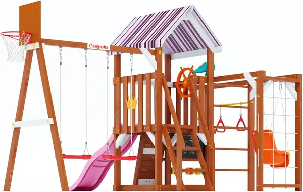 Игровой комплекс Савушка TooSun-12 / CTS-12-РОЗ- фото7