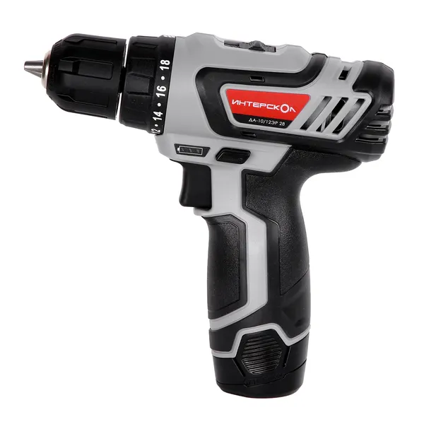 Аккумуляторная дрель-шуруповерт Интерскол ДА-10/12ЭР- фото2