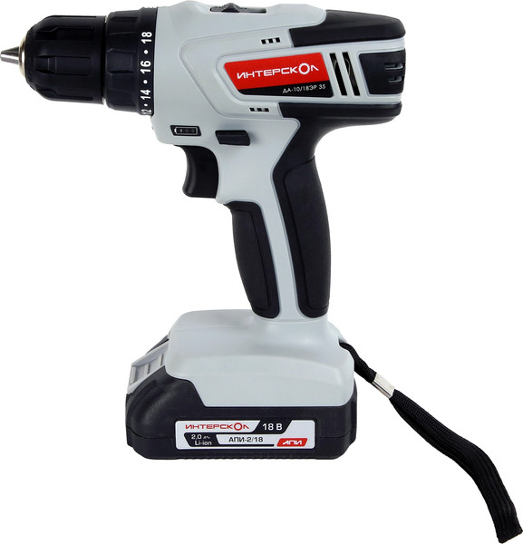 Аккумуляторная дрель-шуруповерт Интерскол ДА-10/18ЭР- фото2
