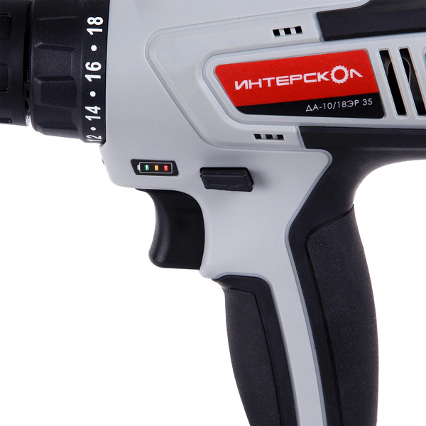 Аккумуляторная дрель-шуруповерт Интерскол ДА-10/18ЭР- фото5