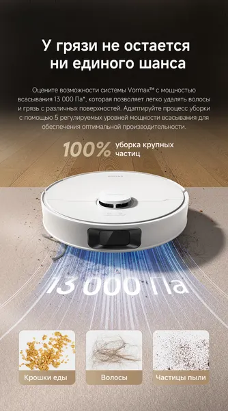 Робот-пылесос Dreame Robot Vacuum D20 Plus / RLD35GD- фото5