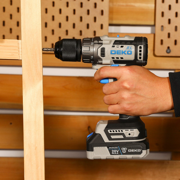 Аккумуляторная дрель-шуруповерт Deko ZKCD20V ONE + 20V / 084-1003- фото5