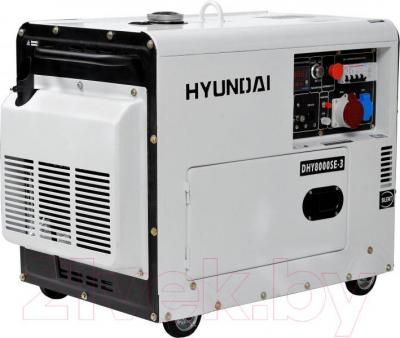 Дизельный генератор Hyundai DHY8000SE-3- фото