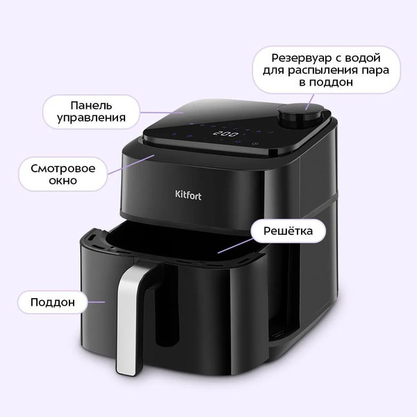 Аэрогриль Kitfort КТ-8154- фото9