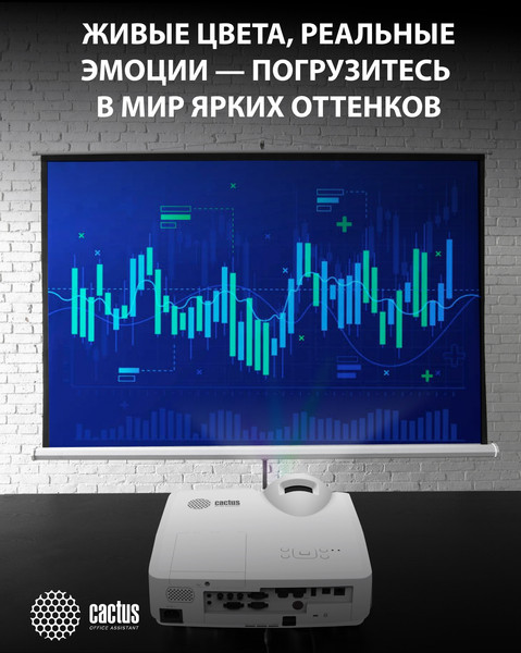 Проектор Cactus Bright CS-V1.WT- фото8