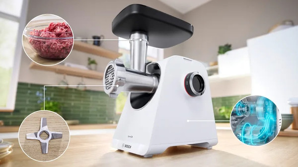 Мясорубка электрическая Bosch MFWS607W- фото2