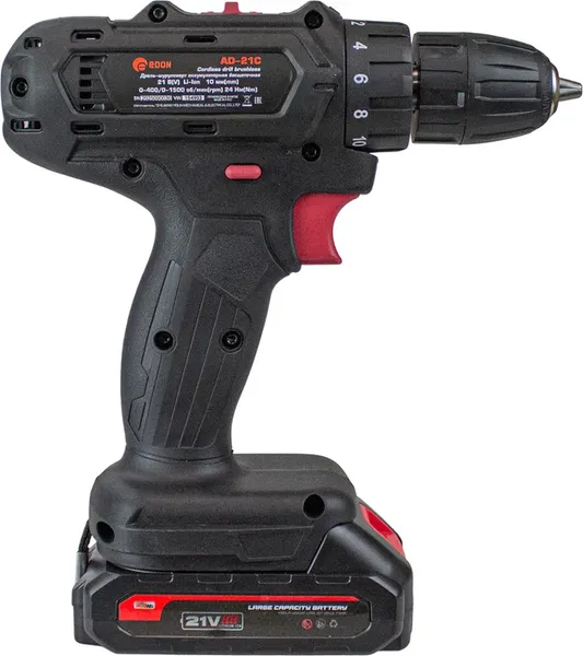 Аккумуляторная дрель-шуруповерт Edon AD-21C / 15419- фото6