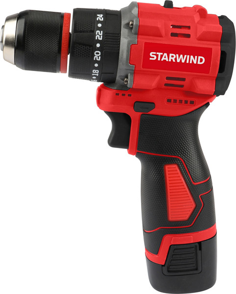 Аккумуляторная дрель-шуруповерт StarWind CDBT16-2.0/2hs1- фото