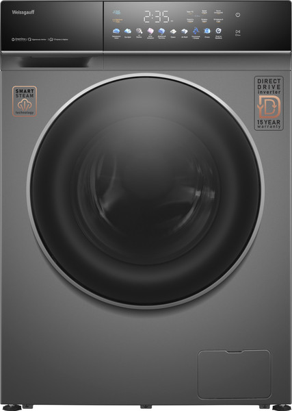 Стирально-сушильная машина Weissgauff WMD 62210 Direct Drive Touch Inverter Steam Grey- фото