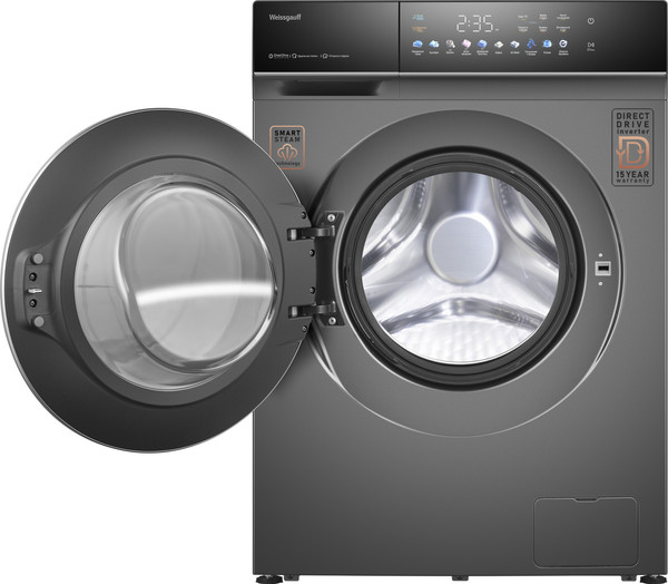 Стирально-сушильная машина Weissgauff WMD 62210 Direct Drive Touch Inverter Steam Grey- фото2