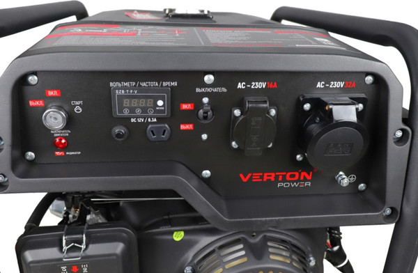 Бензиновый генератор Verton Power GG8500ES / 01.15815.15820- фото6