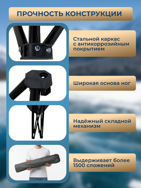 Стул складной Homa C3001- фото7