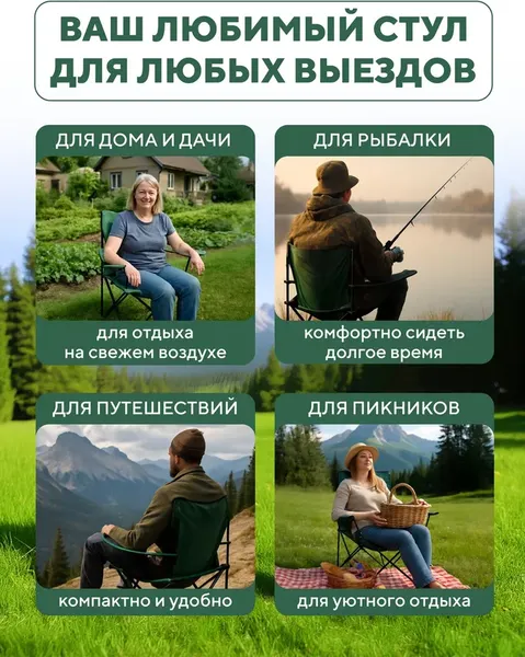 Стул складной Homa C3001- фото9