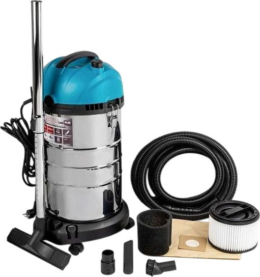 Профессиональный пылесос DLT PL30 Extraline с полуавтоматической очисткой фильтра- фото