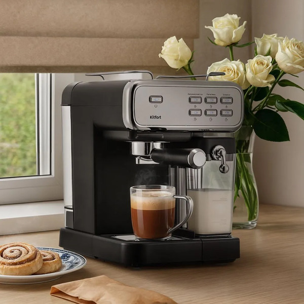 Кофеварка эспрессо Kitfort КТ-7563- фото10