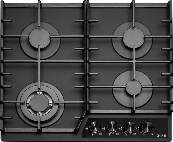 Газовая варочная панель ZORG HAG63 FDW BL MT- фото