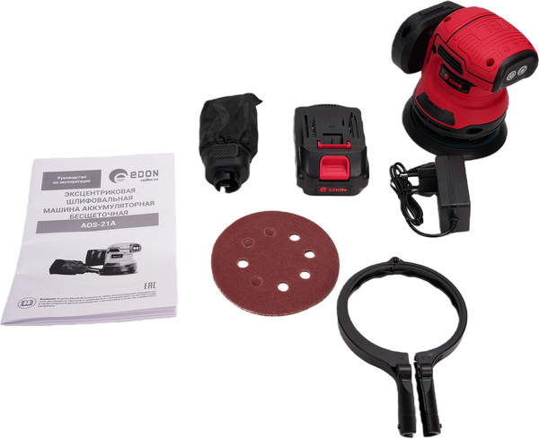 Эксцентриковая шлифовальная машина Edon AOS-21A / 40842- фото10