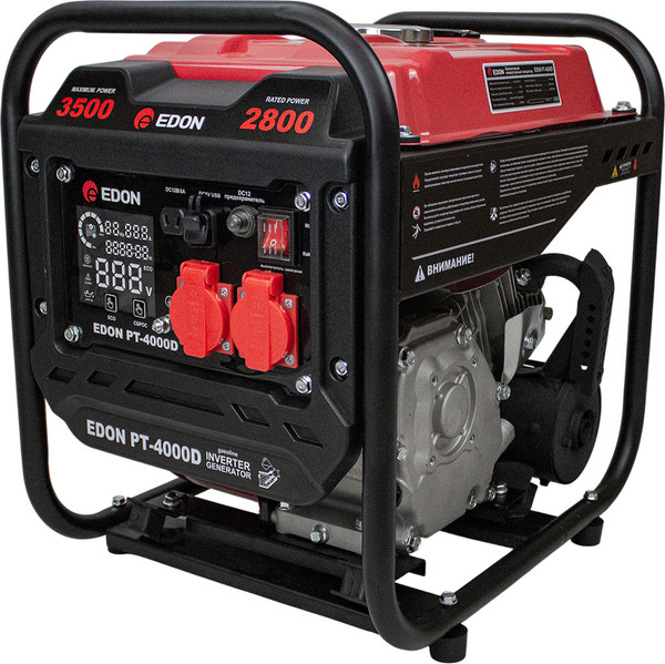 Бензиновый генератор Edon PT-4000D / 42312- фото2