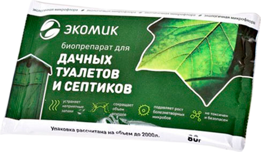 Биоактиватор ОЖЗ Экомик для дачных туалетов, септиков, компоста