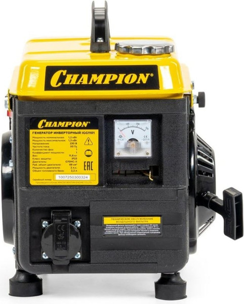 Бензиновый генератор Champion IGG1101- фото4