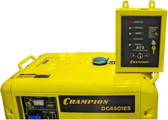 Дизельный генератор Champion DG6501ES- фото3