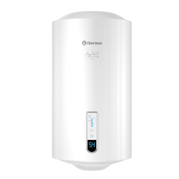 Накопительный водонагреватель Thermex Auga 50 V Slim Wi-Fi- фото
