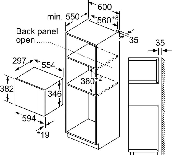 Микроволновая печь Bosch BFL524MB2- фото7