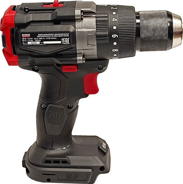 Аккумуляторная дрель-шуруповерт Elitech CD 20BL2 / 205726- фото7