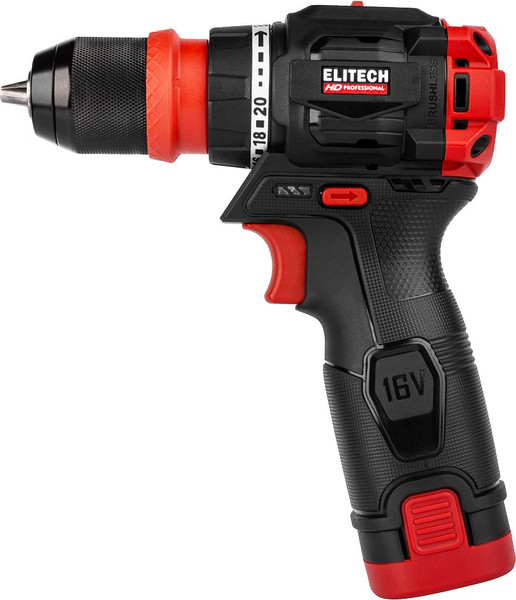 Аккумуляторная дрель-шуруповерт Elitech CD 16UL2 / 214224- фото7