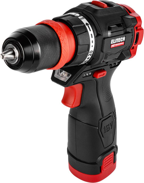 Аккумуляторная дрель-шуруповерт Elitech CD 16UL2 / 214225- фото3