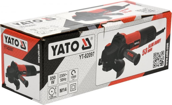 Угловая шлифовальная машина Yato YT-82097- фото3
