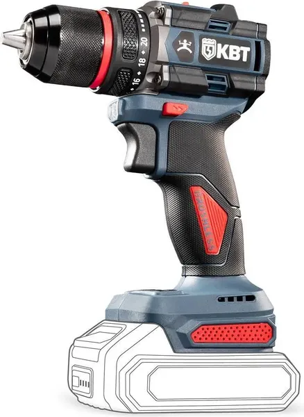 Аккумуляторная дрель-шуруповерт КВТ Профи DB-20-13 / 104534- фото