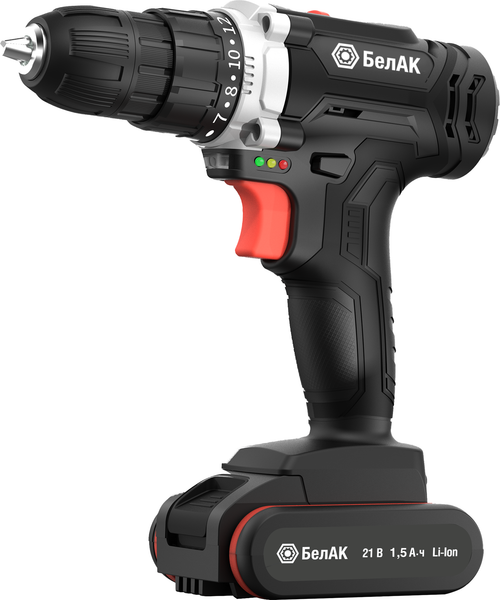 Аккумуляторная дрель-шуруповерт БелАК БАК53310- фото