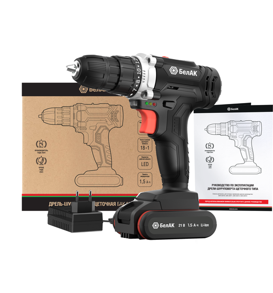 Аккумуляторная дрель-шуруповерт БелАК БАК53310- фото4