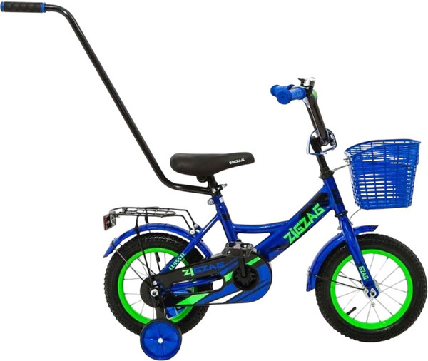 Детский велосипед с ручкой ZigZag Classic 12 / ZG-1203- фото